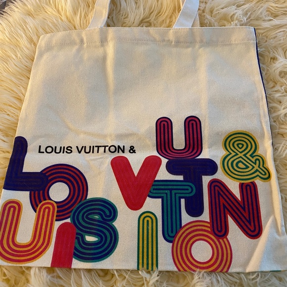 Louis Vuitton Exhibition Bag Eco Canvas Japan Exclusive Event shopping tote LV - Picture 1 of 5